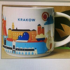 Starbucks 2019 You Are Here Collectible Krakow Ceramic Coffee Mug NEW 14oz